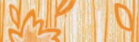 Listela Origo oranžová 20x6,1 cm - WLAED011 (1kus/bal)